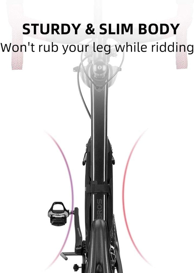 Borsa da telaio per bicicletta impermeabile e riflettente, 1,5 L