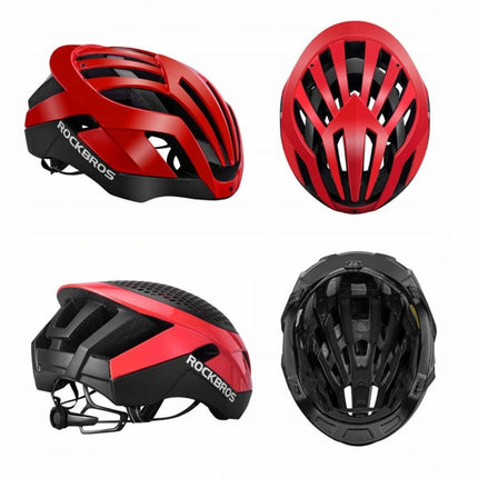 673 ROCKBROS Bicycle Helmet Black/Red