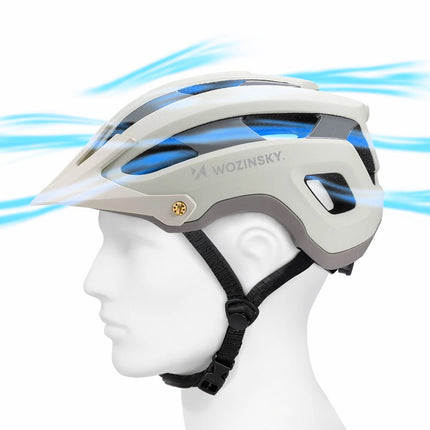 Wozinsky Lightweight Mountain Bike Helmet with Removable Visor 2
