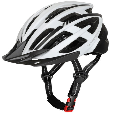 Wozinsky Geländefahrradhelm mit abnehmbarem Visier und USB-Licht