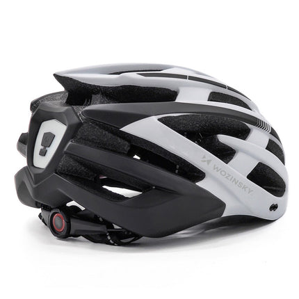 Wozinsky Geländefahrradhelm mit abnehmbarem Visier und USB-Licht