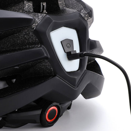 Wozinsky Geländefahrradhelm mit abnehmbarem Visier und USB-Licht