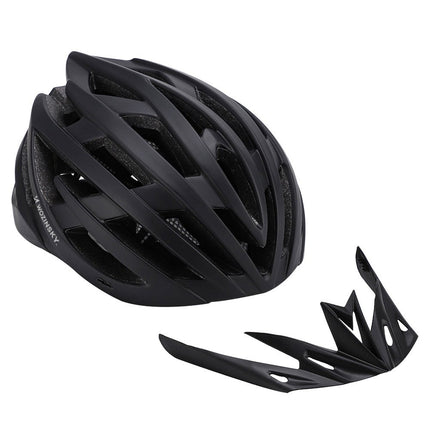 Capacete de bicicleta todo-o-terreno Wozinsky com viseira amovível e luz USB 6