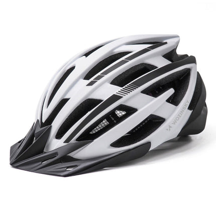 Casca de bicicleta tot terreny Wozinsky amb visera extraïble i llum USB 3