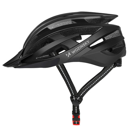 Casque de vélo tout terrain Wozinsky avec visière amovible et lumière USB 5