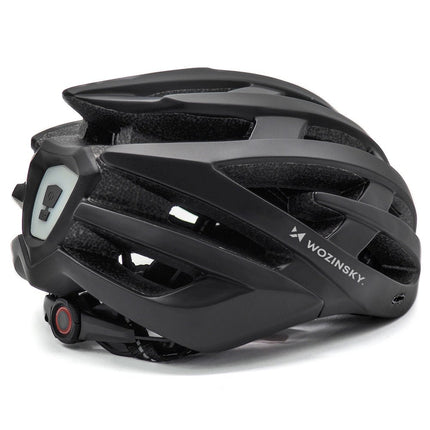 Casque de vélo tout terrain Wozinsky avec visière amovible et lumière USB 5