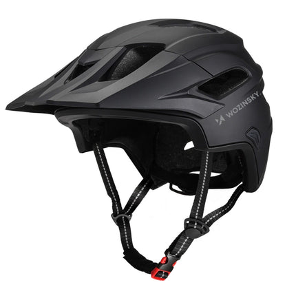 Capacete integral de bicicleta Wozinsky com viseira amovível leve