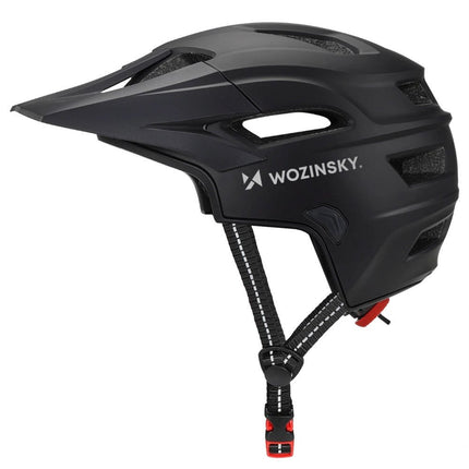 Capacete integral de bicicleta Wozinsky com viseira amovível leve