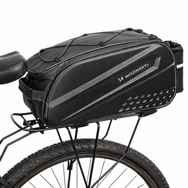 Bolsa trasera extensible para bicicleta con bandolera WOZINSKY