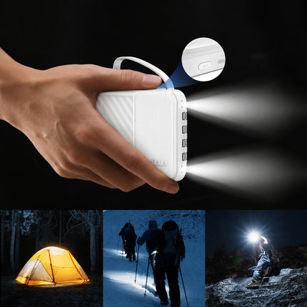 Bateria externa de 10000mAh amb cables integrats i llanterna WOZINSKY