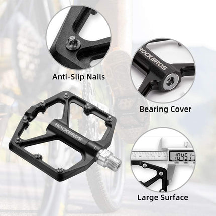 366 Pedali per bicicletta piatti in alluminio