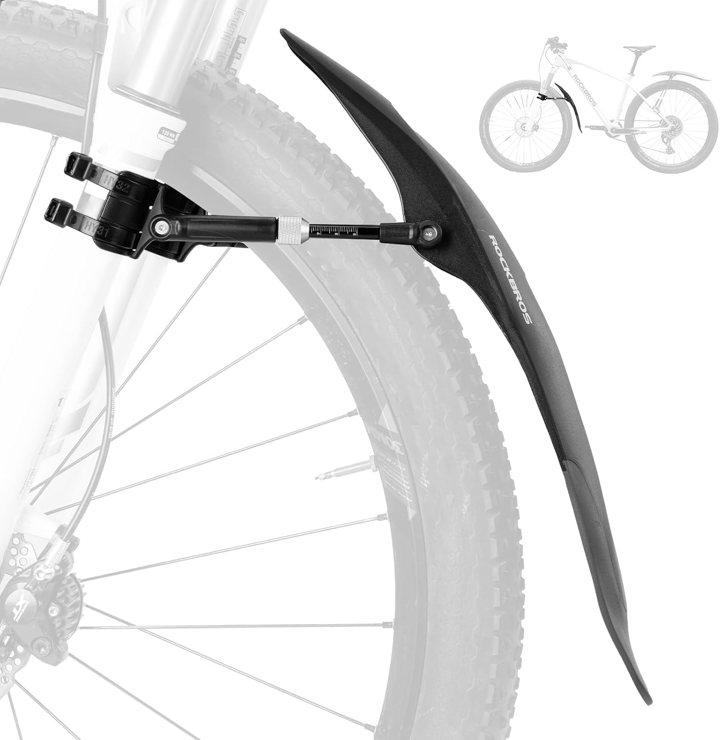 Vorderes Fahrrad-Schutzblech für Mountainbikes und Citybikes – INFOYLOG