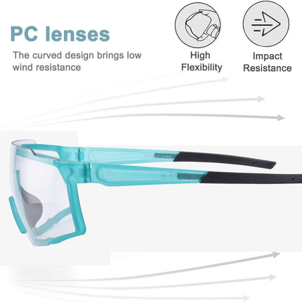 1618 photochromic cycling glasses lenses