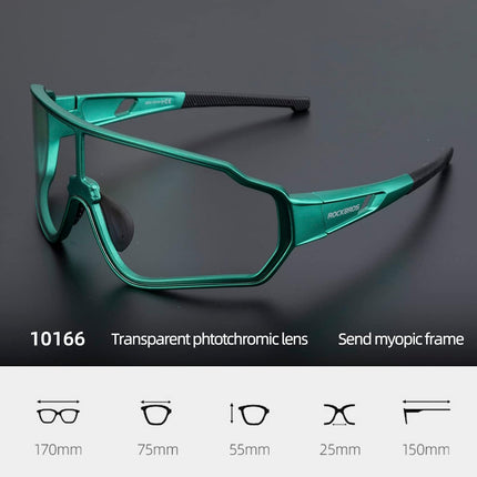 1234Gafas de sol fotocromáticas ROCKBROS con protección UV