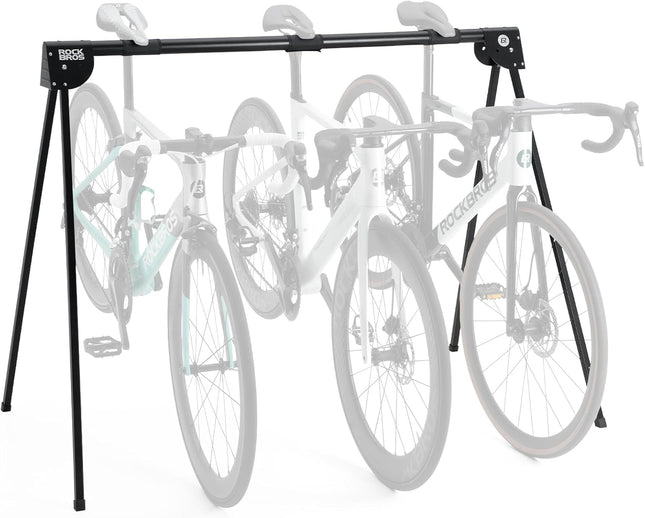 ROCKBROS - Support vélo 3 places, portable intérieur/extérieur
