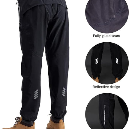 2650Pantalone Pioggia Sportivo Nero