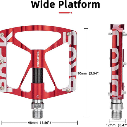 170 Pedais de Bicicleta ROCKBROS BMX/BTT em Alumínio