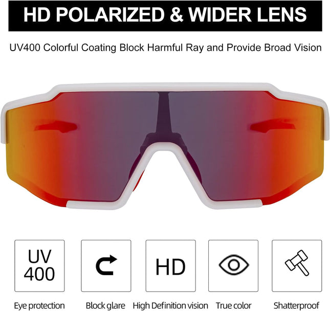 1211Lunettes de soleil polarisées ROCKBROS verres TAC UV400