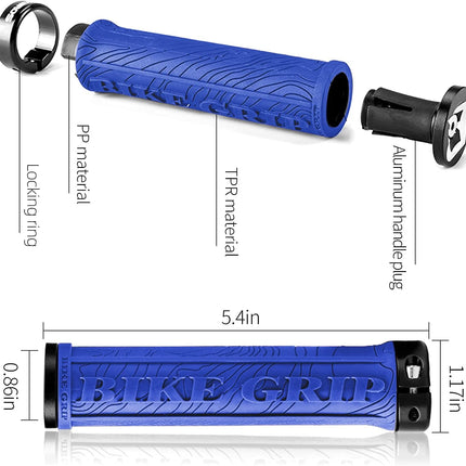 1504 Punhos de Bicicleta ROCKBROS BIKE GRIP azul