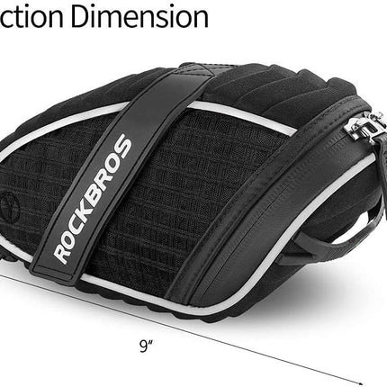 1639 Waterproof saddle bag for bike, 1 L