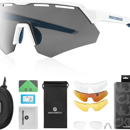 661 Occhiali da Sole Polarizzati con 4 Lenti Intercambiabili