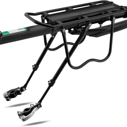 Porte Bagages Vélo Fixation Tige de Selle  Reflecteur et Garde-Boue