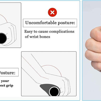 582 Manopole per bici Rockbros verdi e nere