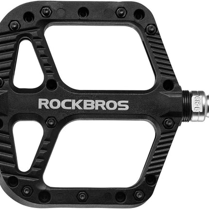 376 Pedali MTB in nylon con piattaforma larga