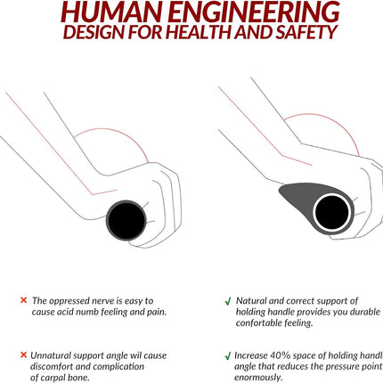 939 Manillares de Bicicleta Ergonómicos