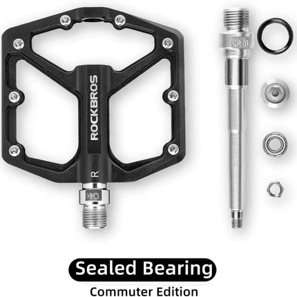 366 Pedali per bicicletta piatti in alluminio