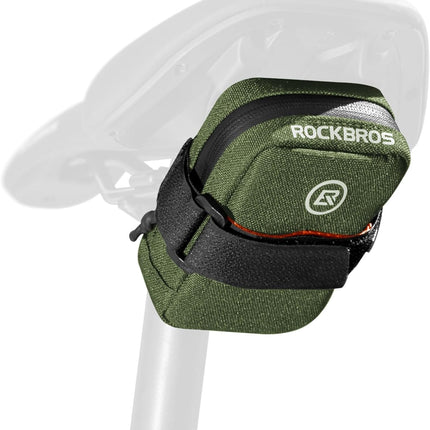 Sacoche de selle Rockbros avec porte-cartouche CO2  - vert