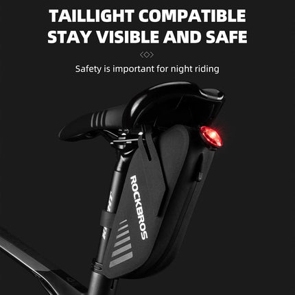 807Sacoche de selle de vélo étanche et pliable