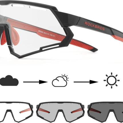 426 Cycling Glasses with Interchangeable Polarized + Photochromic Lenses