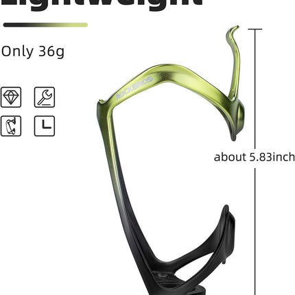 Porte-Bidon de Vélo VTT ROCKBROS – Universel vert et noir