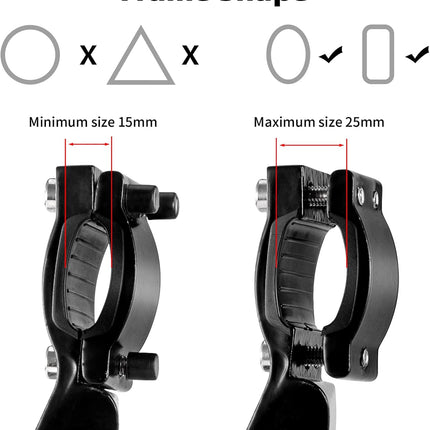 2226Béquille de vélo Rockbros  - noire