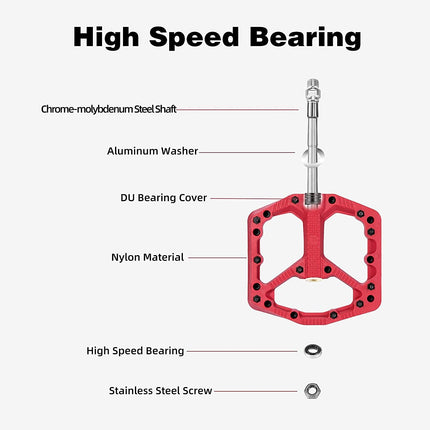 374 Pedali MTB in nylon antiscivolo