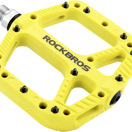 341 Pedali MTB in nylon con piattaforma larga