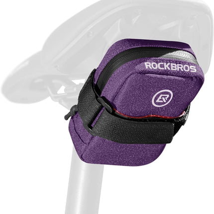 Sacoche de selle Rockbros avec porte-cartouche CO2  - Violet