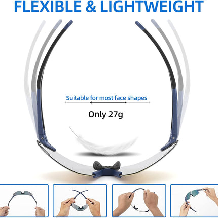 1612 RockBros Lightweight Polarized Sunglasses with UV400