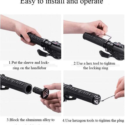 1504 Punhos de Bicicleta ROCKBROS BIKE GRIP azul