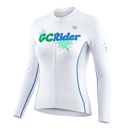 Atmungsaktives Langarm-Fahrradtrikot für Damen WEST BIKING