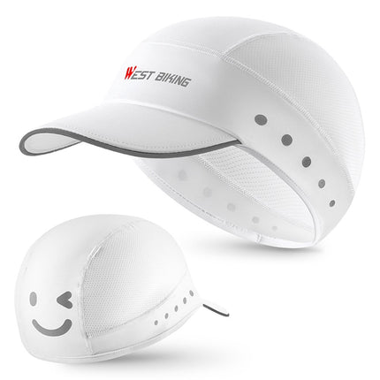 244Casquette été soie glacée respirante WEST BIKING YP0201426 - Blanc