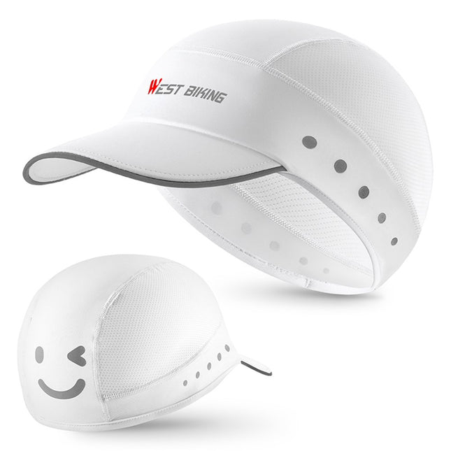 244Casquette été soie glacée respirante WEST BIKING YP0201426 - Blanc