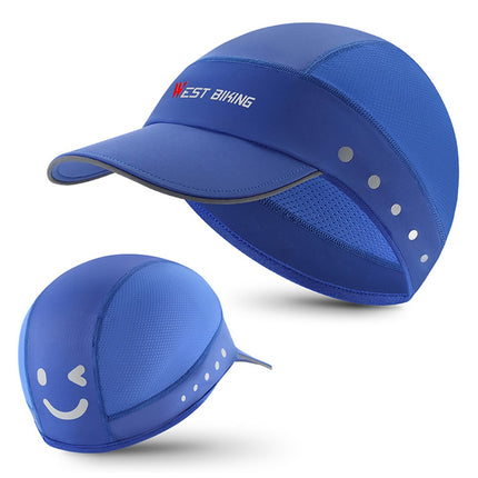 222Casquette été soie glacée respirante WEST BIKING YP0201426 - Bleu