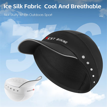 222Casquette été soie glacée respirante WEST BIKING YP0201426 - Bleu