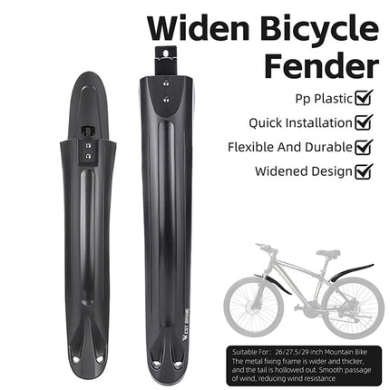 1931Par de guardabarros anchos para bicicleta de montaña
