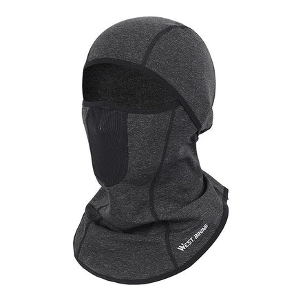 Åndbar vindafvisende cykelbalaclava med maske WEST BIKING