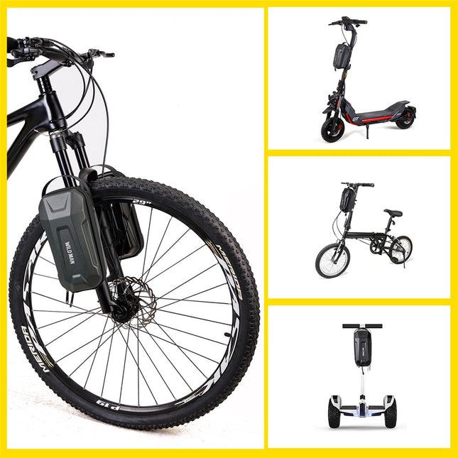 2103Sacoche de guidon rigide EVA 1L pour trottinette électrique et vélo pliant