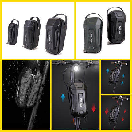 2106 Hartschalige EVA-Lenker-Tasche 4.5L für Elektroroller und Klapprad