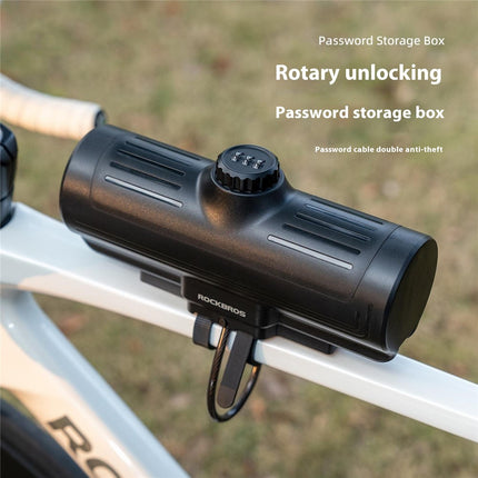 2130Bolsa de cuadro para bicicleta rígida antirrobo con candado de combinación